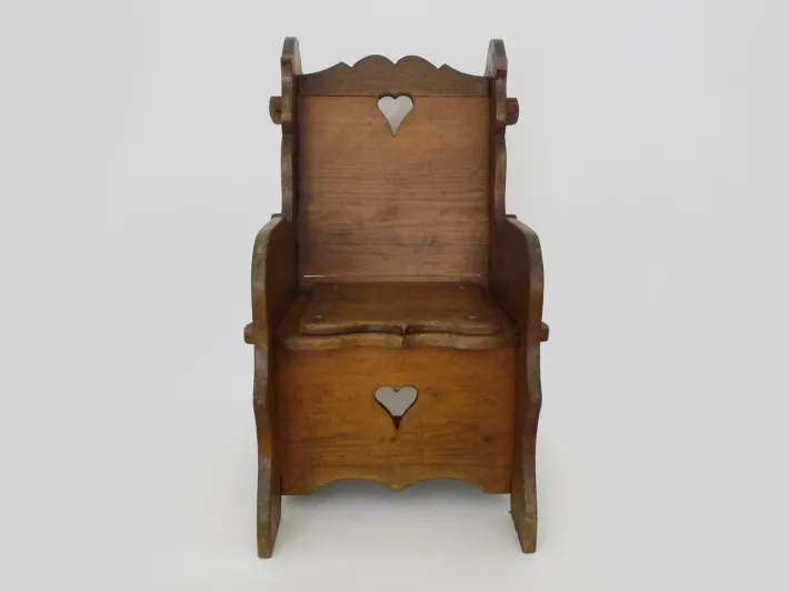 Pamono Wooden Children's Potty Chair, 1950s Best