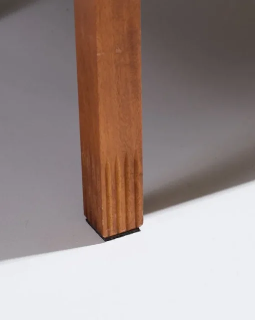 Pamono Wooden Coffee Table by Bernard Vuarnesson, 1970s
