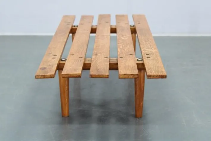 Pamono Wooden Flower Pot Bench, Former Czechoslovakia, 1970s Discount