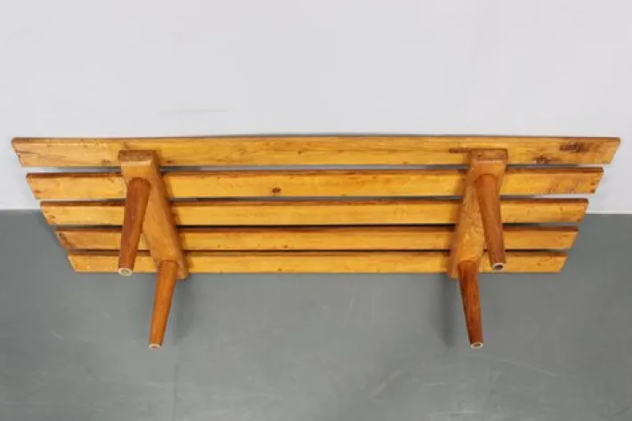 Pamono Wooden Flower Pot Bench, Former Czechoslovakia, 1970s Discount