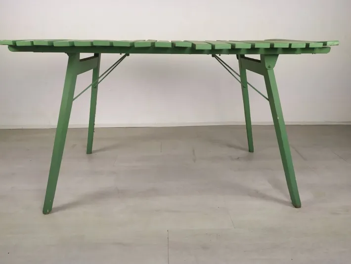Pamono Wooden Folding Garden Table Outlet