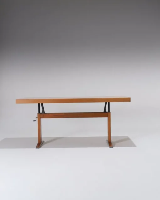 Pamono Wooden Height-Adjustable Dining Table, 1970s Outlet
