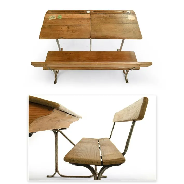 Pamono Wooden School Desk Sale