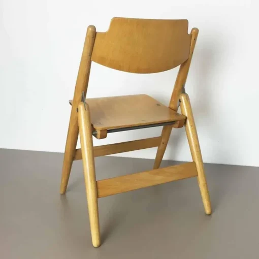Pamono Wooden Se18 Childrens Chair by Egon Eiermann for Wilde & Spieth, Germany, 1950s Discount