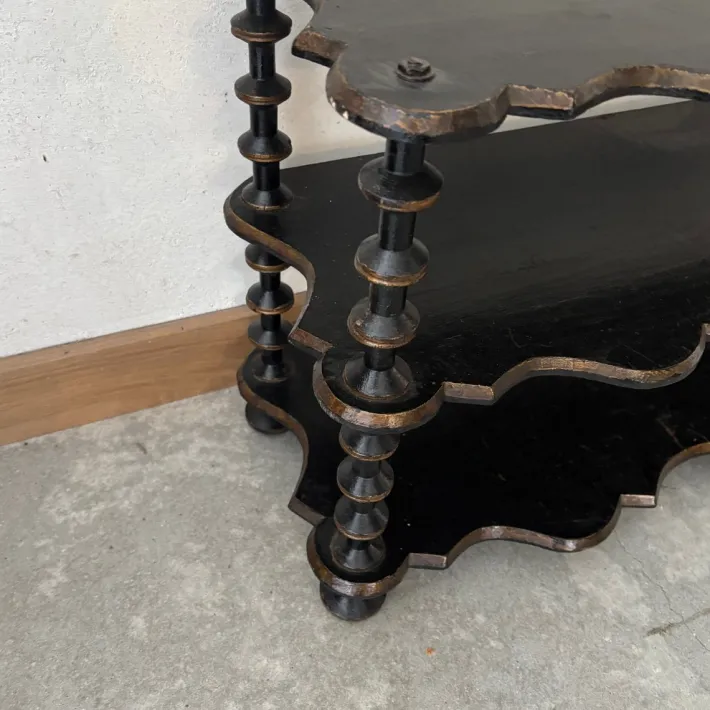 Pamono Wooden Shelf on Stand Discount