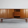 Pamono Wooden Sideboard with Doors and Drawers from Galleria Mobili Darte, Italy, 1950s Discount