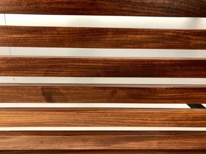 Pamono Wooden Slatted Bench from the Wiener Werkstätten, 1960s Online