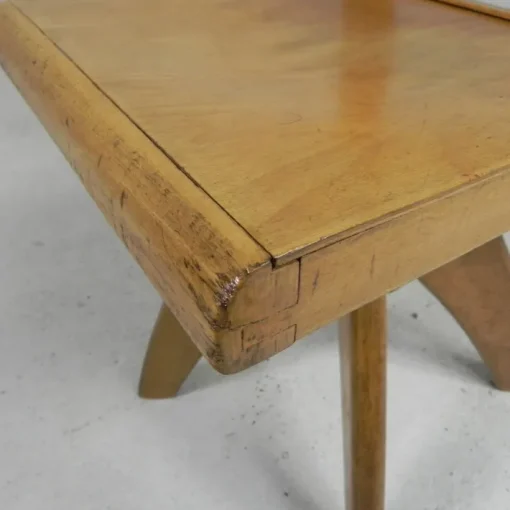 Pamono Wooden Swivel Chair, 1950s Discount