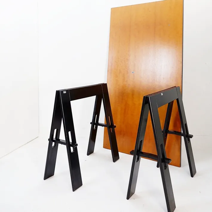 Pamono Wooden Table by De Pas, D'Urbino and Lomazzi for Acerbis, Italy, 1960s Hot