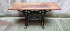 Pamono Workbench in Oak with Iron Base Outlet