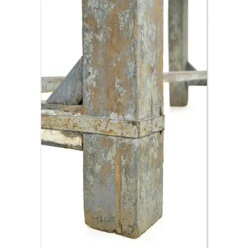 Pamono Workshop Table in Patinated Wood Sale