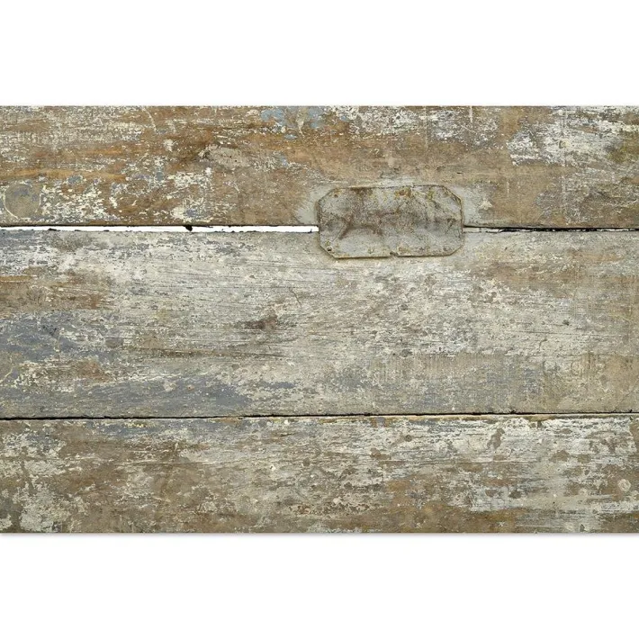 Pamono Workshop Table in Patinated Wood Sale
