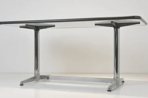 Pamono Worktable in Aluminium by Giancarlo Piretti for Mobilier International, France, 1970s Hot