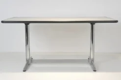 Pamono Worktable in Aluminium by Giancarlo Piretti for Mobilier International, France, 1970s Hot