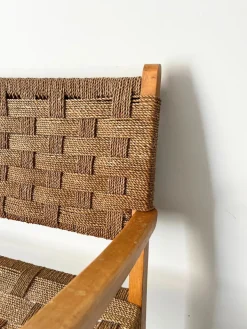 Pamono Woven Bentwood Bench by Axel Larsson for Bodafors, 1940 Discount