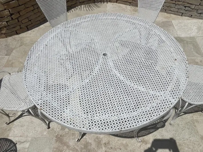 Pamono Wrought Iron Garden Seating, Set of 9 New
