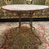 Pamono Wrought Iron Garden Table with Round Top Clearance