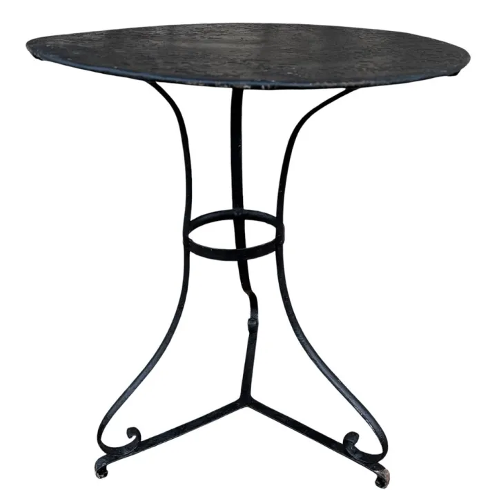 Pamono Wrought Iron Pedestal Table, France Online