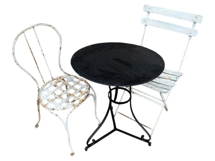 Pamono Wrought Iron Pedestal Table, France Online
