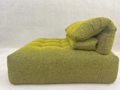 Pamono Yellow and Black Sofa by Roche Bobois New