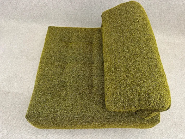 Pamono Yellow and Black Sofa by Roche Bobois New