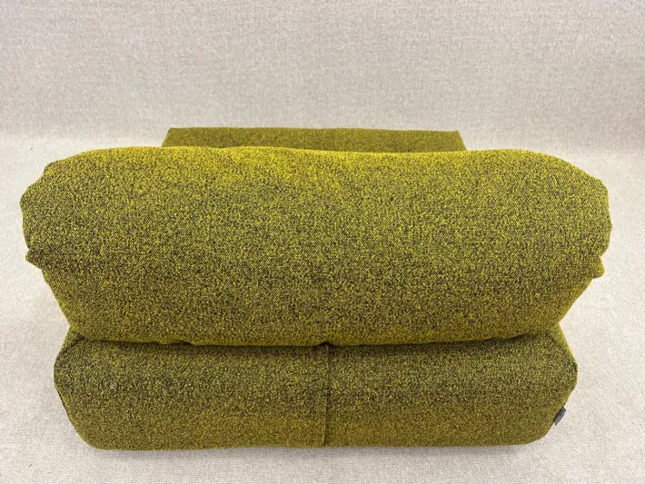 Pamono Yellow and Black Sofa by Roche Bobois New