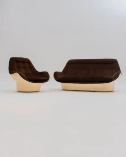 Pamono Yoga Chair and Sofa by Michael Cadestin for Airborne 1960, Set of 2 Online