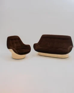 Pamono Yoga Chair and Sofa by Michael Cadestin for Airborne 1960, Set of 2 Online